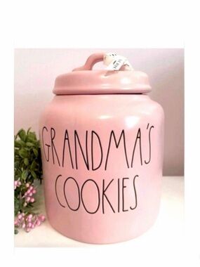 NEW Rae Dunn Pink Grandma’s Cookies Canister